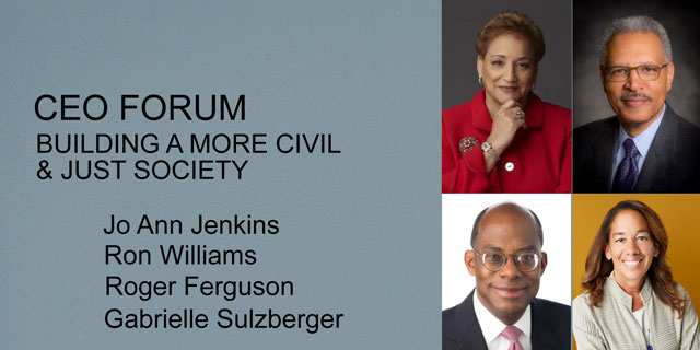 CEO Forum: Building a More Civil and Just Society